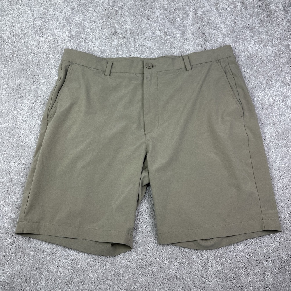 Vineyard Vines Breaker Shorts Mens 38 Beige Khaki Stretch Performance Chino‎